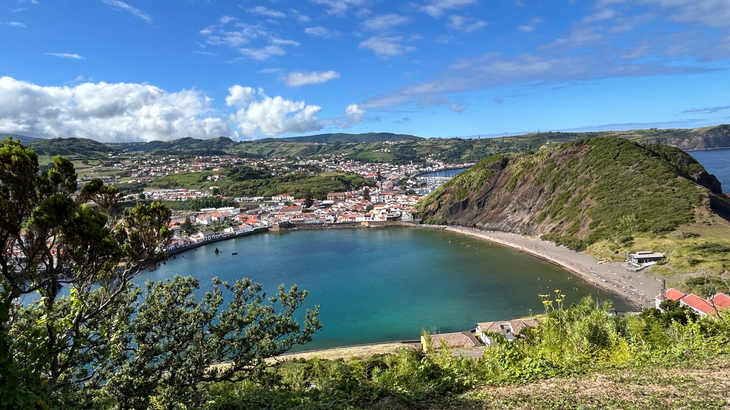 Porto Pim dalla strada che sale al Monte da Guia