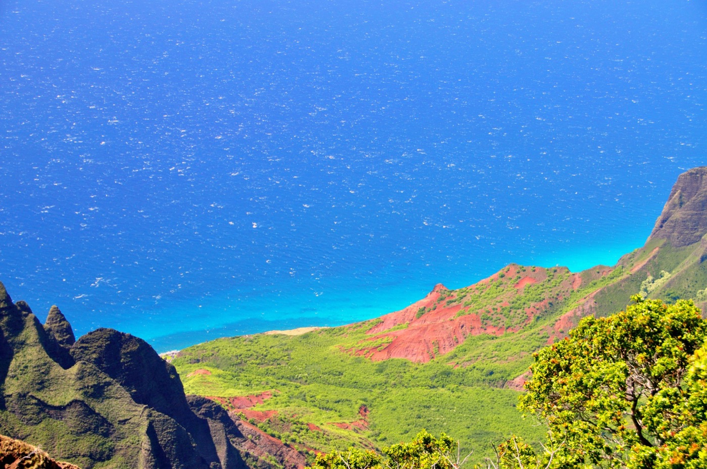 Na Pali Coast dal Kalalu Lookout