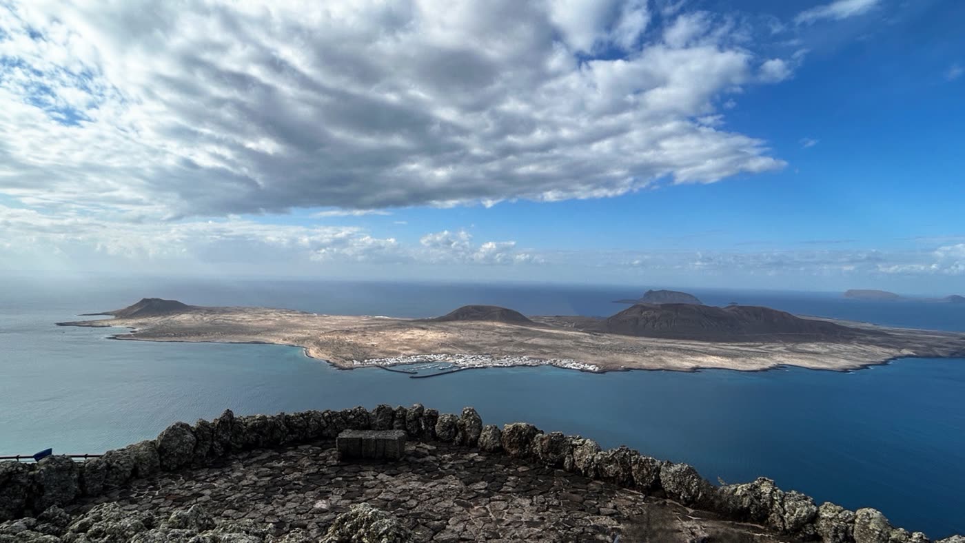 La Graciosa dal Mirador del Rio