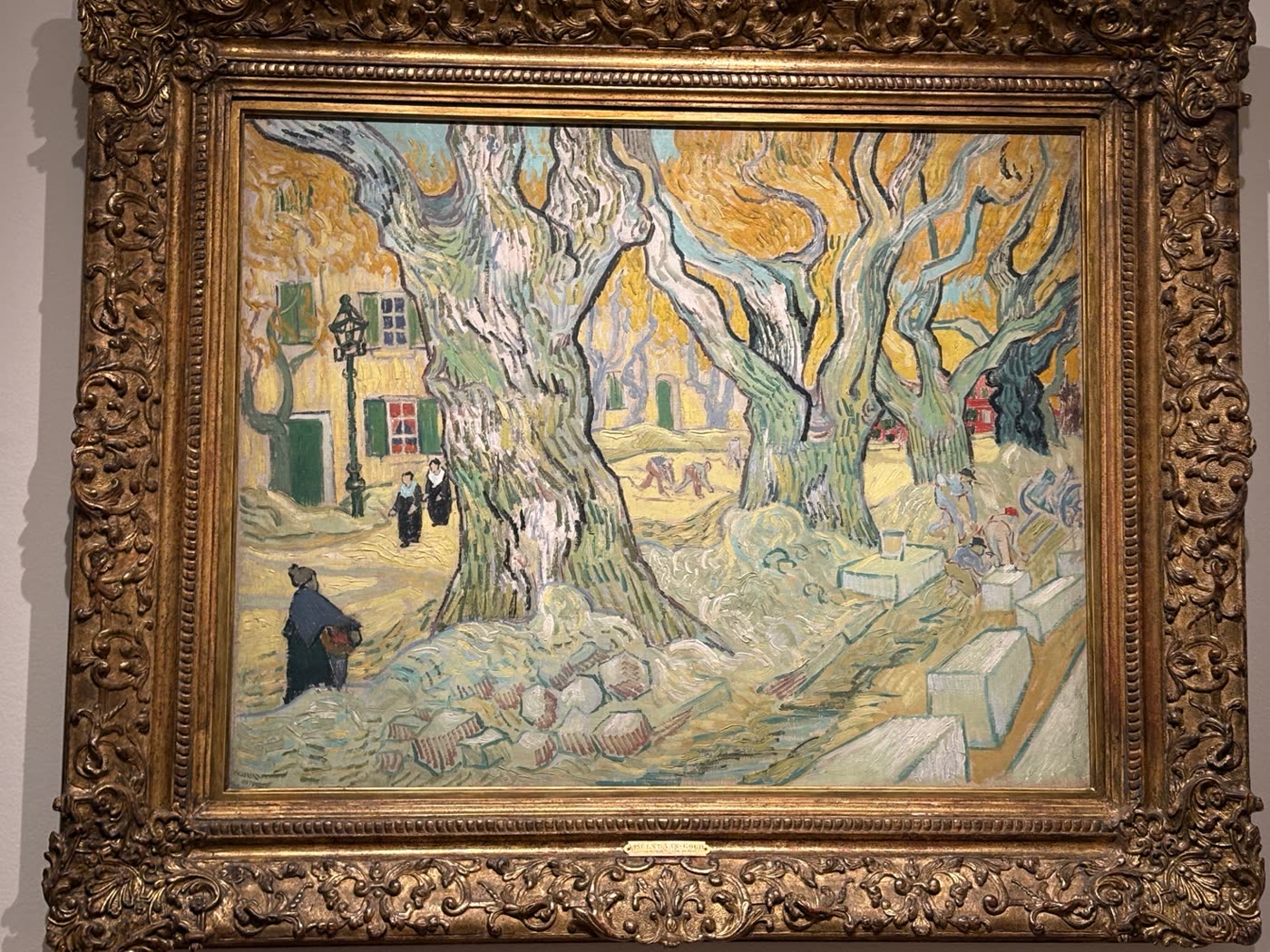 Van Gogh  - “The road menders “o “I grandi platani”