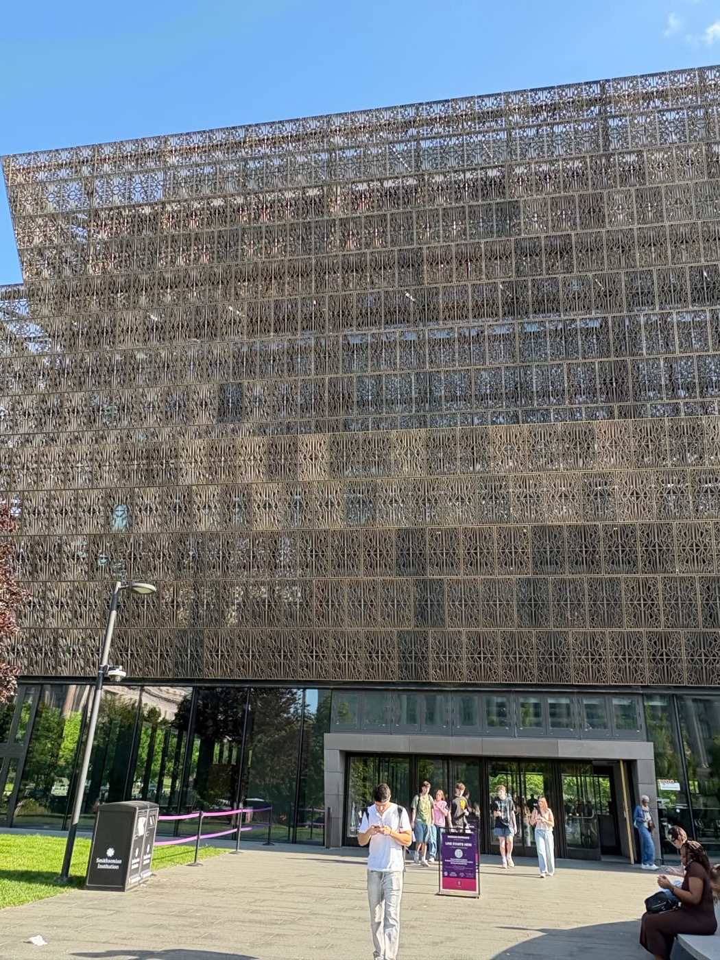 Esterno del National Museum of African America History an Culture